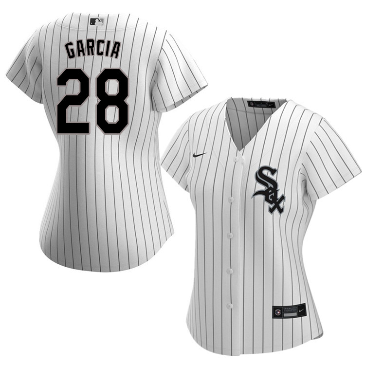 Nike Women #28 Leury Garcia Chicago White Sox Baseball Jerseys Sale-White